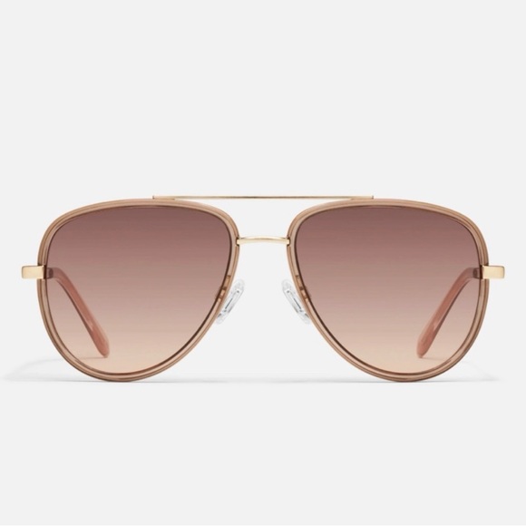 Quay Australia All In Gold Frame Aviator Sunglasses - Picture 2 of 7